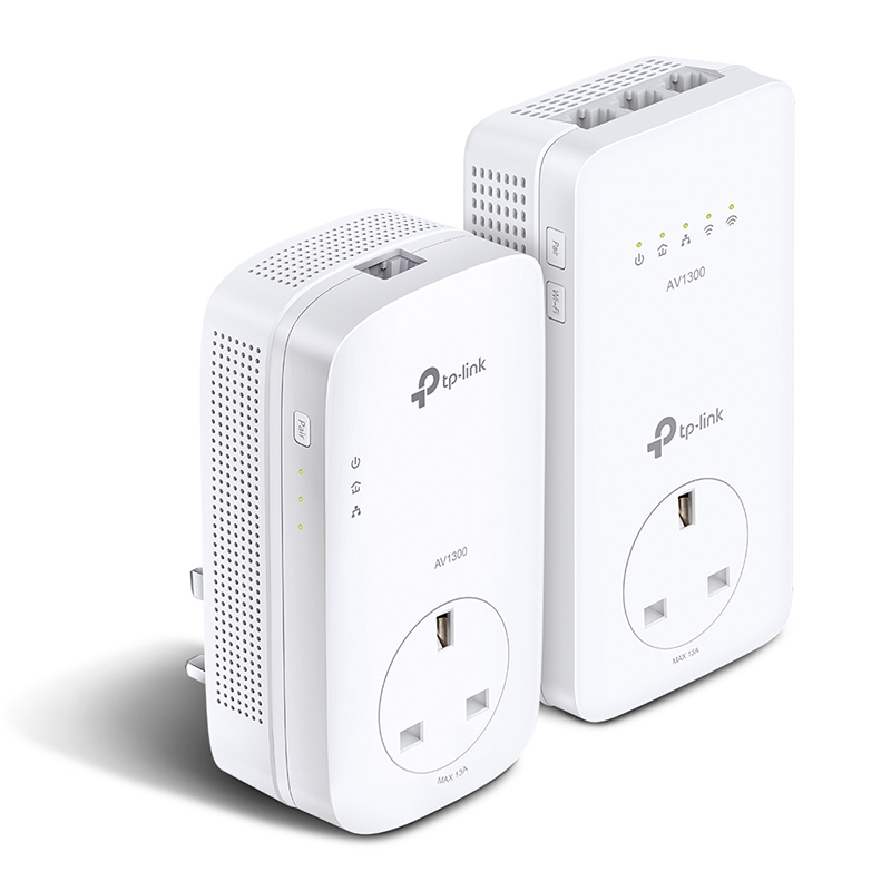 You Recently Viewed TP-Link TL-WPA8631PKIT AV1300 Gigabit Passthrough Powerline ac Wi-Fi Kit Image